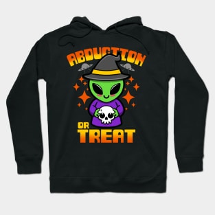 Cute Funny E.T. Alien Trick Or Treat Halloween Cartoon Hoodie